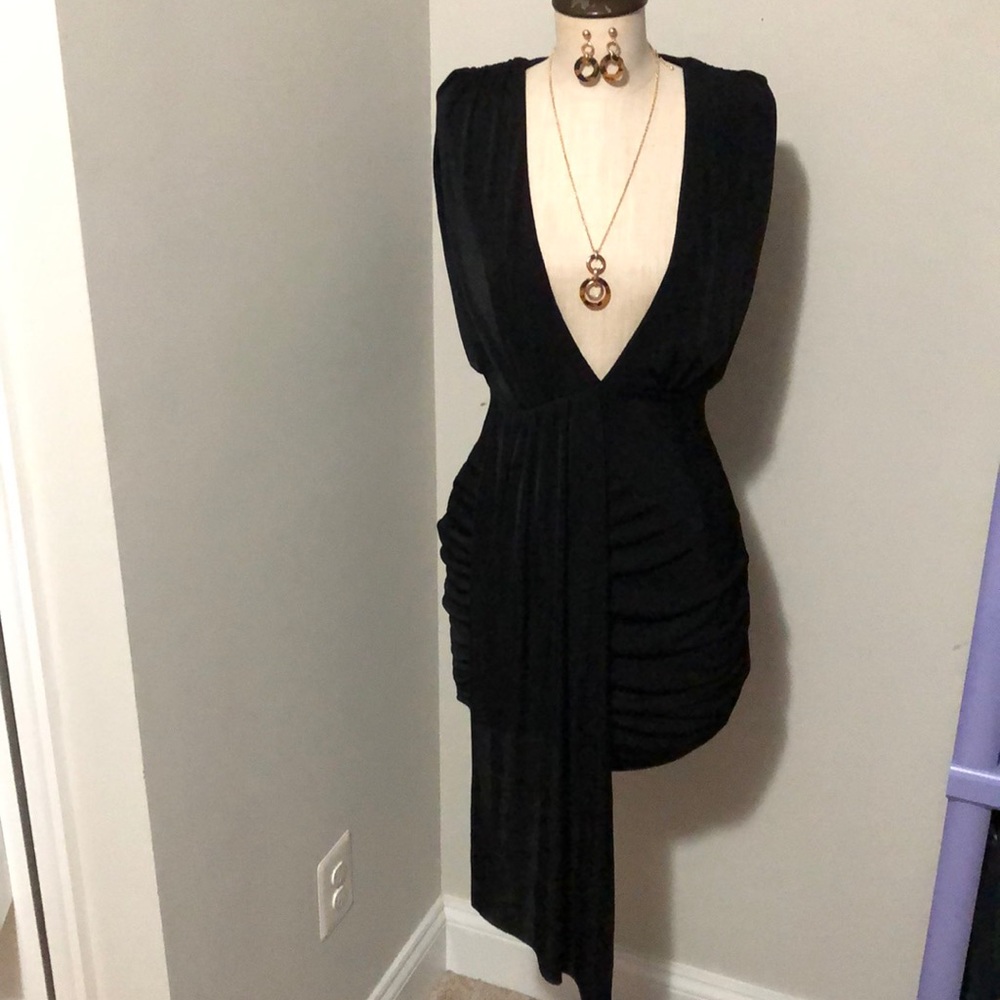 NWT 10👗Sexy Deep V Little black Dress
